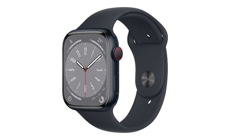 Apple Watch Series 8 (GPS + Cellular) - 45mm Midnight Aluminum 