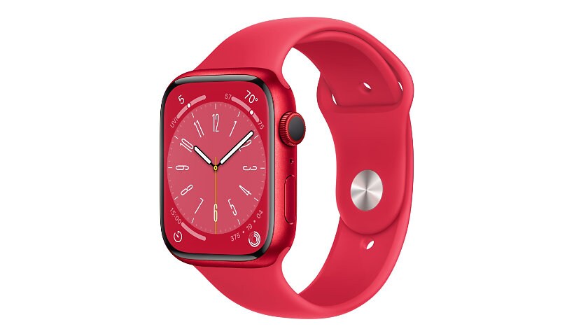 Apple Watch Series 8 (GPS + Cellular) - 45mm (PRODUCT)RED Aluminum Case with S/M (PRODUCT)RED Sport Band - 32 GB