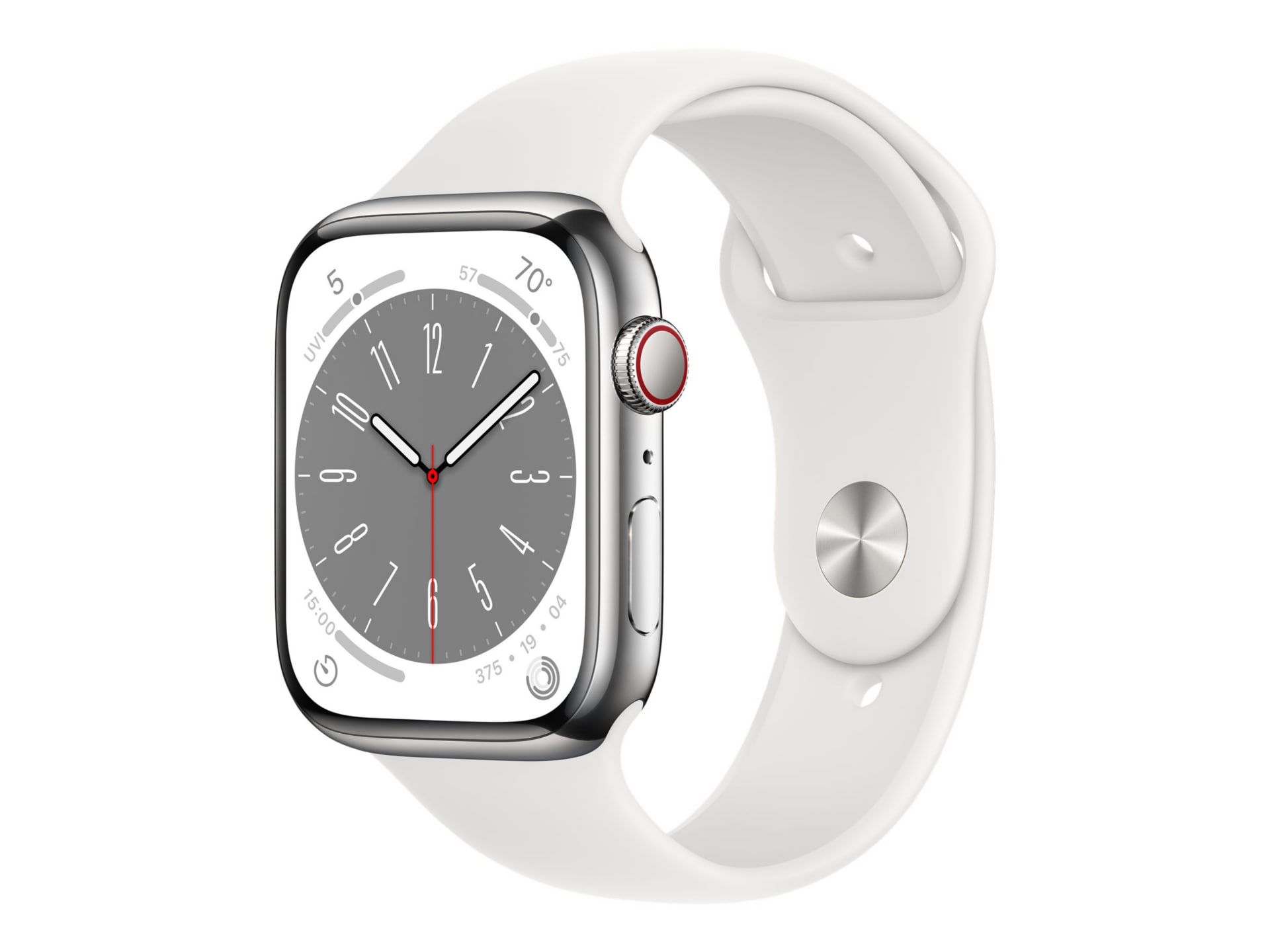 Apple Watch Series 8 (GPS + Cellular) - silver stainless steel