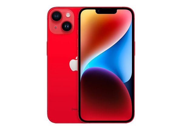 Apple iPhone 14 - (PRODUCT) RED - red - 5G smartphone - 256 GB