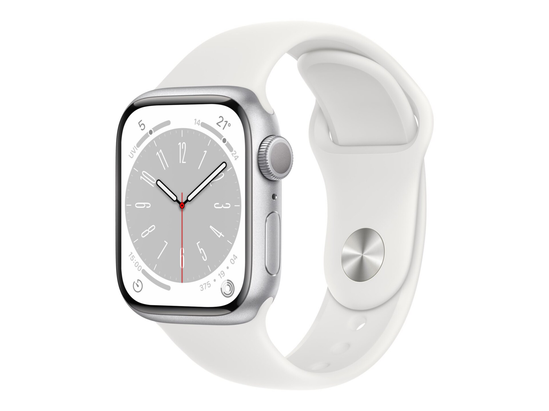 Apple Watch Series 8 (GPS) - 41mm Silver Aluminum Case with S/M