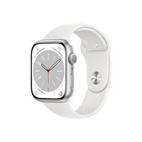 Apple Watch Series 8 - GPS - 45mm - Silver/Aluminum - Sport Band - M/L