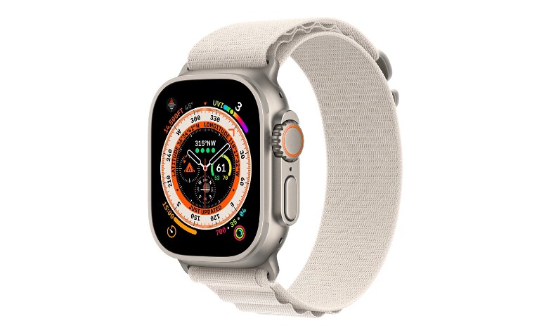 Apple Watch Ultra (GPS + Cellular) - 49mm Titanium Case with Small