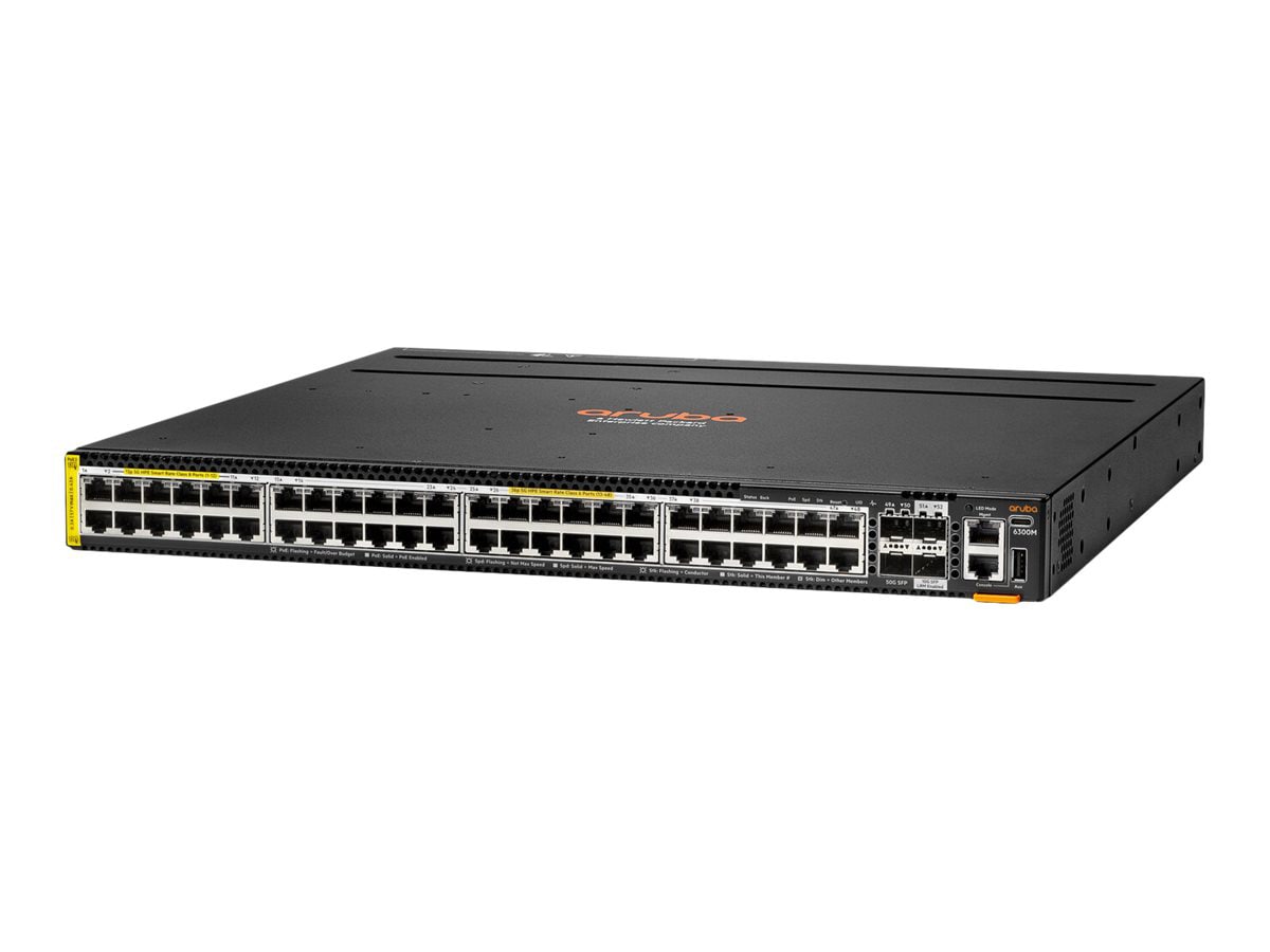 HPE Aruba 6300M - switch - 48 ports - managed - rack-mountable