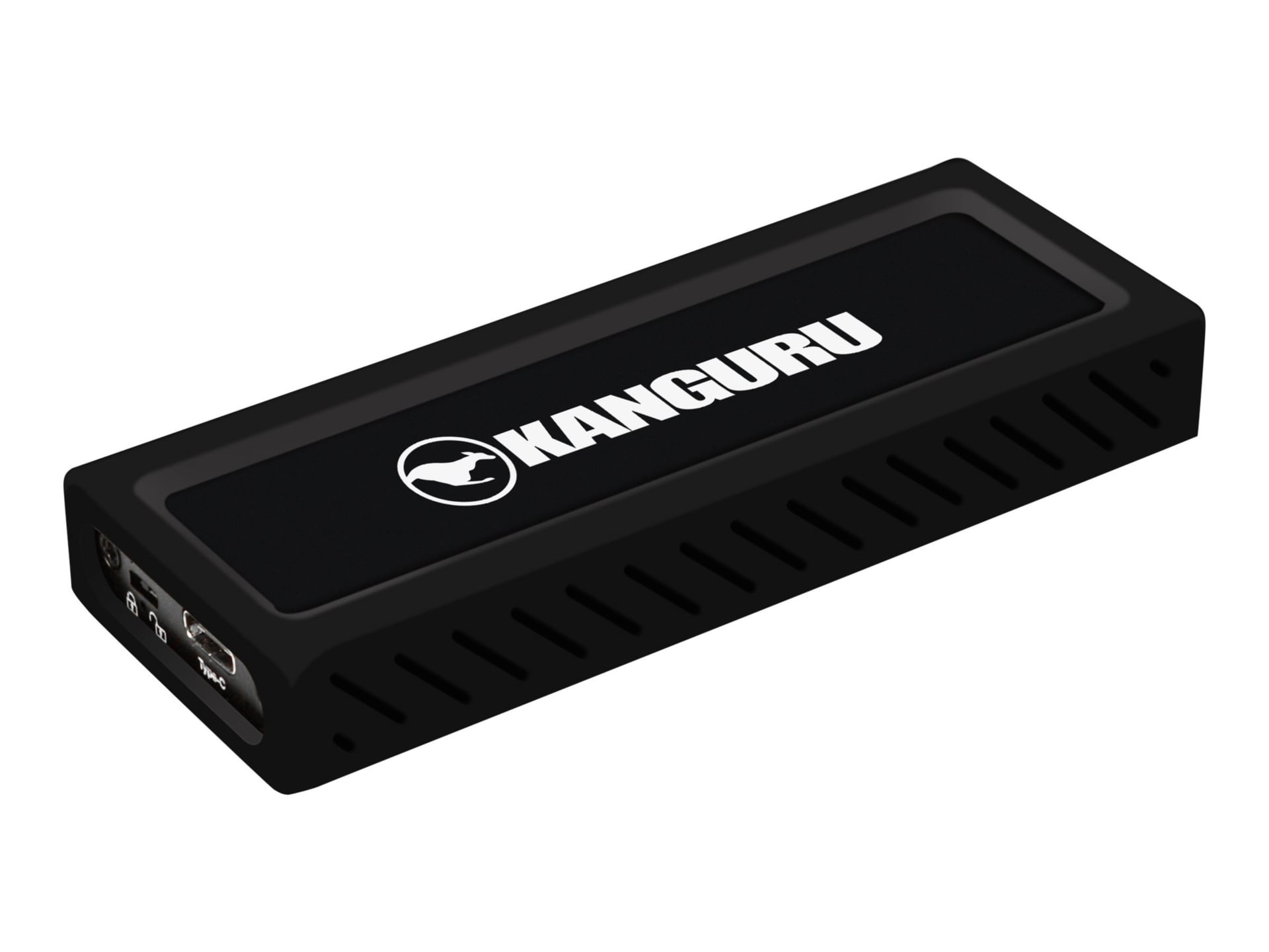Kanguru UltraLock SuperSpeed+ USB-C M.2 NVMe SSD with Physical Write Protect Switch U3-NVMWP - SSD - 1 TB - USB 3.1 Gen
