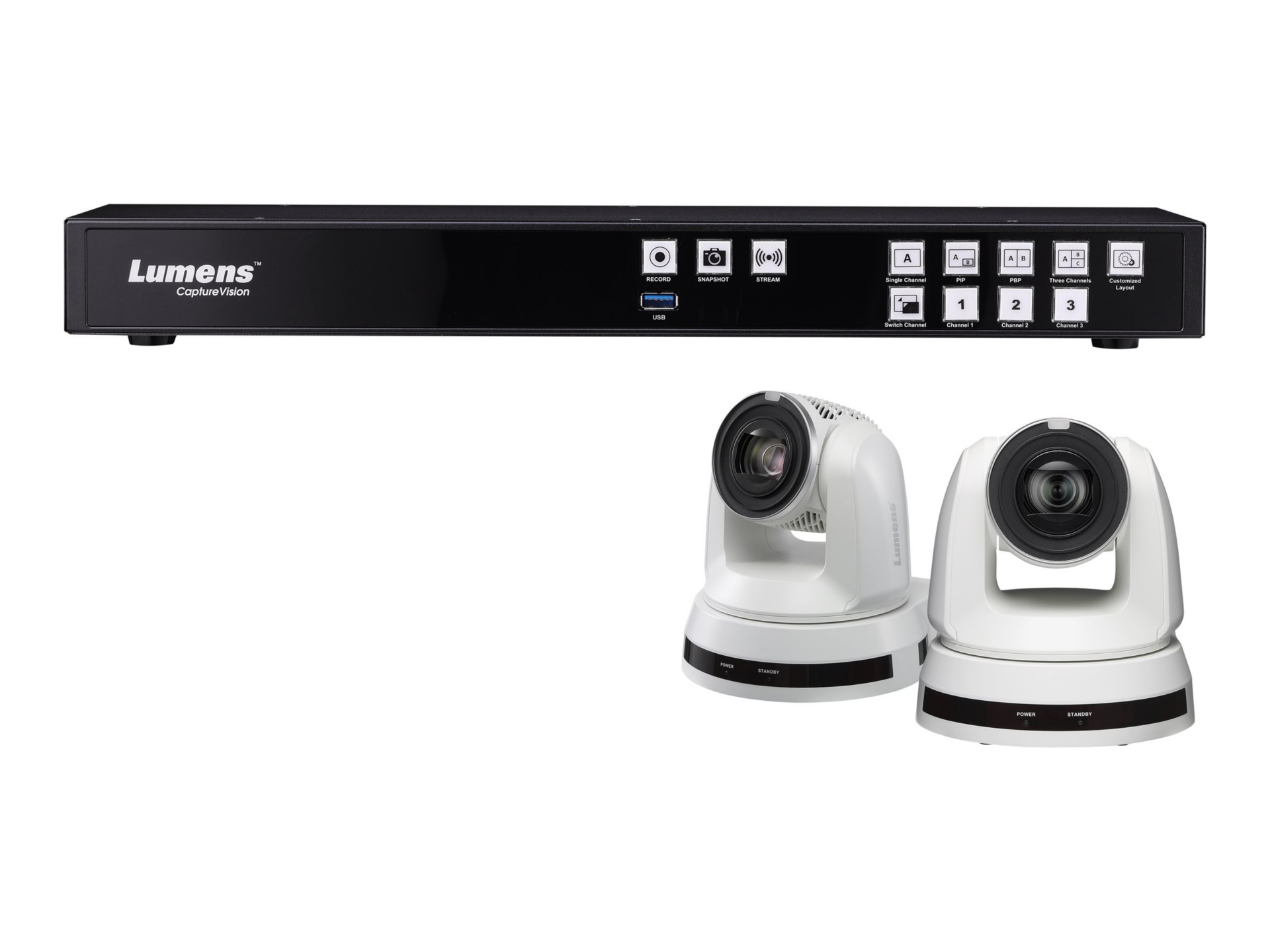 Lumens LC200 Capture Vision System capture AV recorder/streamer/mixer