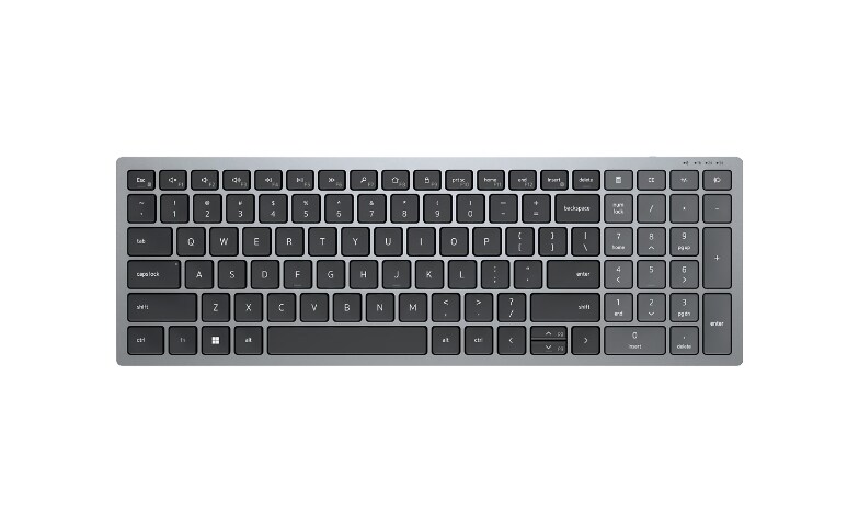 Dell KB740 - keyboard - compact, multi device - QWERTY - English - titan  gray Input Device - KB740-GY-R-US - Keyboards - CDW.com