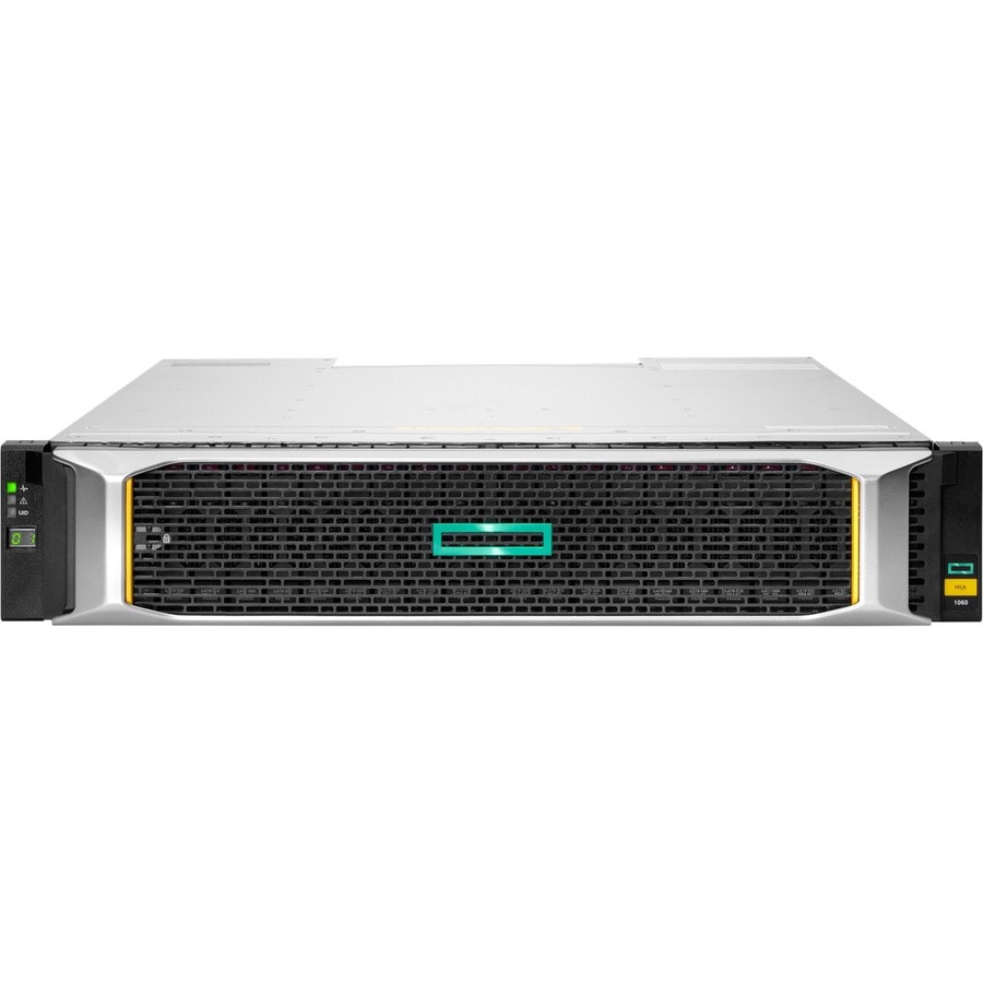 HPE Modular Smart Array 1060 10GBASE-T iSCSI SFF Storage - 6th Generation - hard drive array