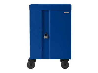 Bretford Cube Mini TVCM20USBC cart - pre-wired - for 20 tablets / notebooks - royal blue