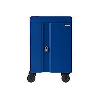 Bretford Cube Mini TVCM20USBC - cart - pre-wired - for 20 tablets / notebooks - royal blue