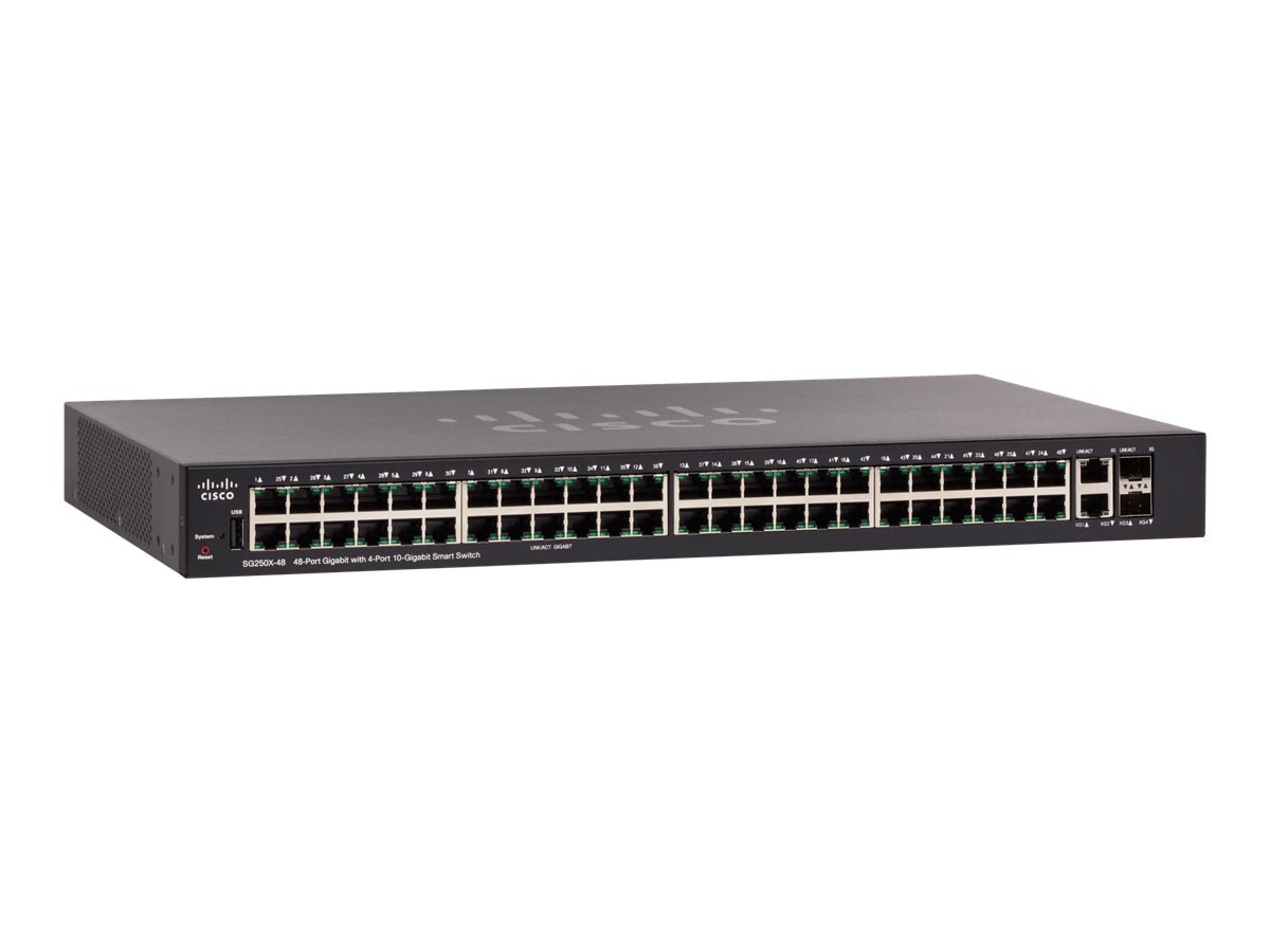 Cisco 250 Series SG250X-48 - switch - 48 ports - smart - rack-mountable