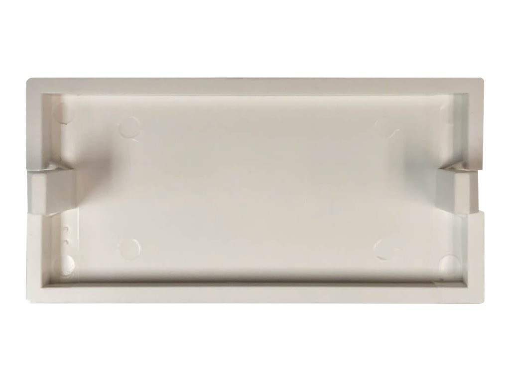 Tripp Lite Blank Snap-In Insert, UK Style, 25 x 50 mm, White - wall plate insert (blank) - snap-in