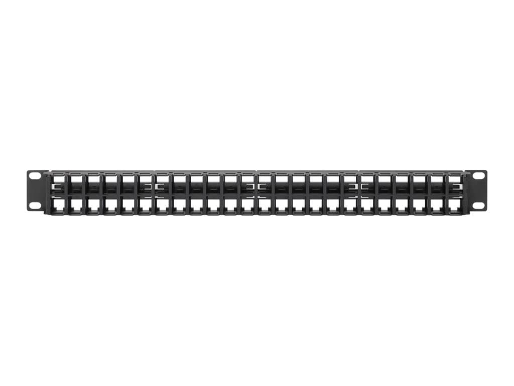 24-Port Blank Keystone/Multimedia Patch Panel, Data Center