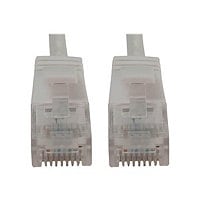 Tripp Lite Cat6a Ethernet Cable Snagless Molded Slim 10G PoE M/M White 2ft