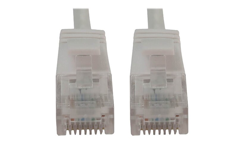 Eaton Tripp Lite Series Cat6a 10G Snagless Molded Slim UTP Ethernet Cable (RJ45 M/M), PoE, White, 5 ft. (1.5 m) -