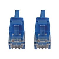 Tripp Lite Cat6a Ethernet Cable Snagless Molded Slim 10G PoE M/M Blue 6in
