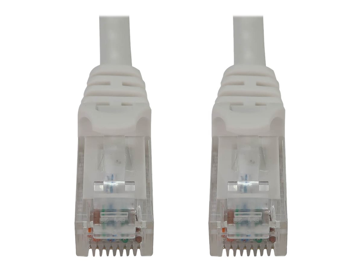 Eaton Tripp Lite Series Cat6a 10G Snagless Molded UTP Ethernet Cable (RJ45 M/M), PoE, White, 5 ft. (1.5 m) - network