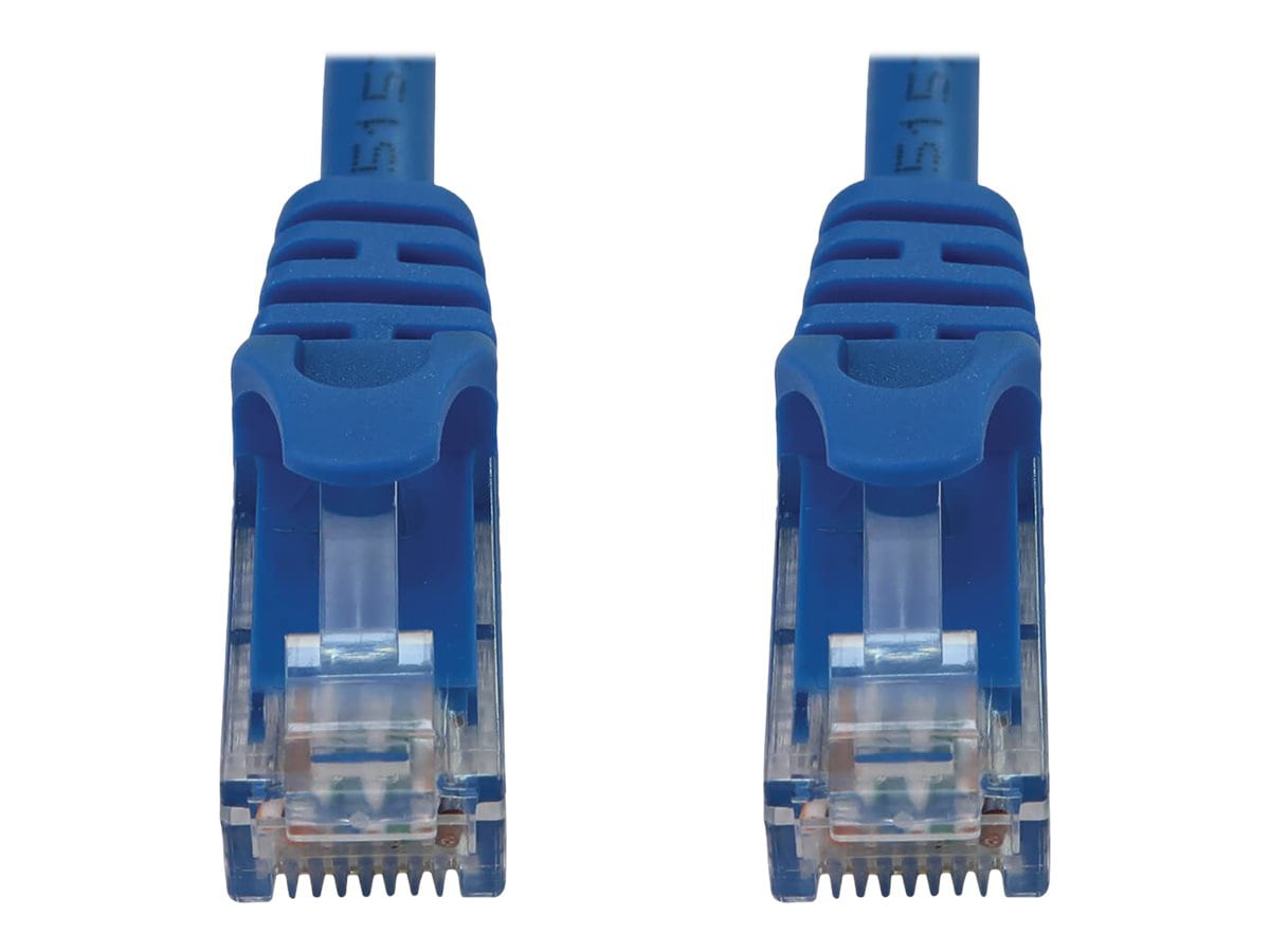 Tripp Lite Cat6a Ethernet Cable Snagless Molded UTP 10G PoE M/M Blue 10ft