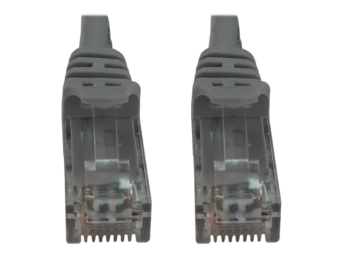 Eaton Tripp Lite Series Cat6a 10G Snagless Molded UTP Ethernet Cable (RJ45 M/M), PoE, Gray, 15 ft. (4.6 m)