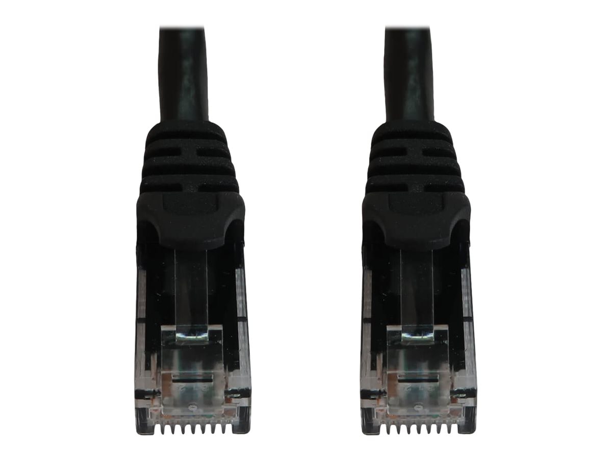 Tripp Lite Cat6a Ethernet Cable Snagless Molded UTP 10G PoE M/M Black 50ft