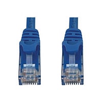 Tripp Lite Cat6a Ethernet Cable Snagless Molded UTP 10G PoE M/M Blue 100ft
