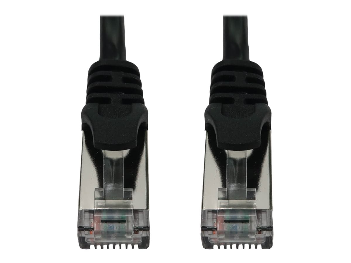 Eaton Tripp Lite Series Cat6a 10G Snagless Shielded Slim STP Ethernet Cable (RJ45 M/M), PoE, Black, 6 ft. (1.8 m) -