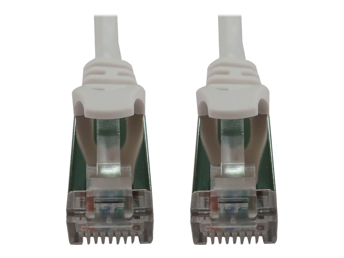 Tripp Lite Cat6a 10G Snagless Shielded Slim STP Ethernet Cable (RJ45 M/M), PoE, White, 6 ft. (1.8 m) - network cable - 6
