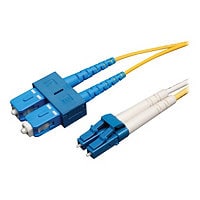 Eaton Tripp Lite Series Duplex Singlemode 9/125 Fiber Patch Cable (LC/SC), 1M (3 ft.) - patch cable - 1 m - yellow