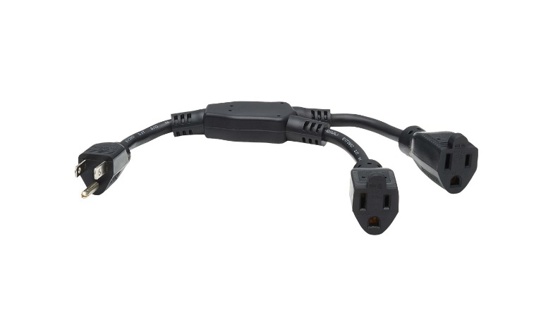 Eaton Tripp Lite Series Extension Cord Y Splitter, NEMA 5