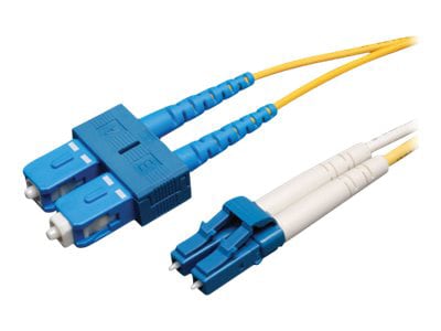 Eaton Tripp Lite Series Duplex Singlemode 9/125 Fiber Patch Cable (LC/SC), 5M (16 ft.) - patch cable - 5 m - yellow