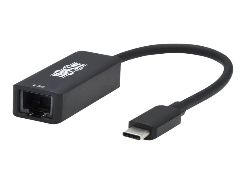 Tripp Lite USB-C to RJ45 Gigabit Ethernet Network Adapter (M/F) - USB 3.2 Gen 1, 2.5 Gbps Ethernet - network adapter -