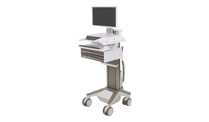 Ergotron CareFit Pro - cart - Electric Lift - for LCD display / keyboard /