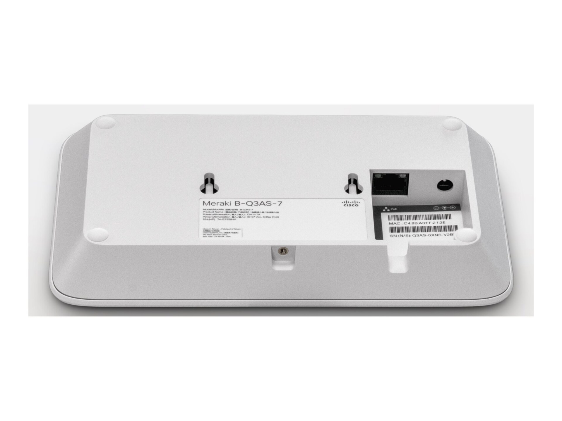Thumbnail 2 of 3 for Cisco Meraki MR28 - borne d'accès sans fil - niveau d'entrée - Wi-Fi 6, Bluetooth - géré par le Cloud