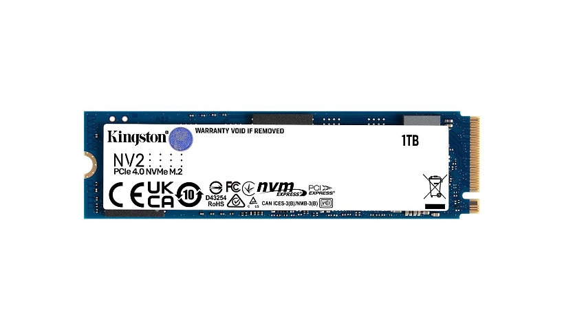 Kingston NV2 - SSD - 1 To - PCIe 4.0 x4 (NVMe)