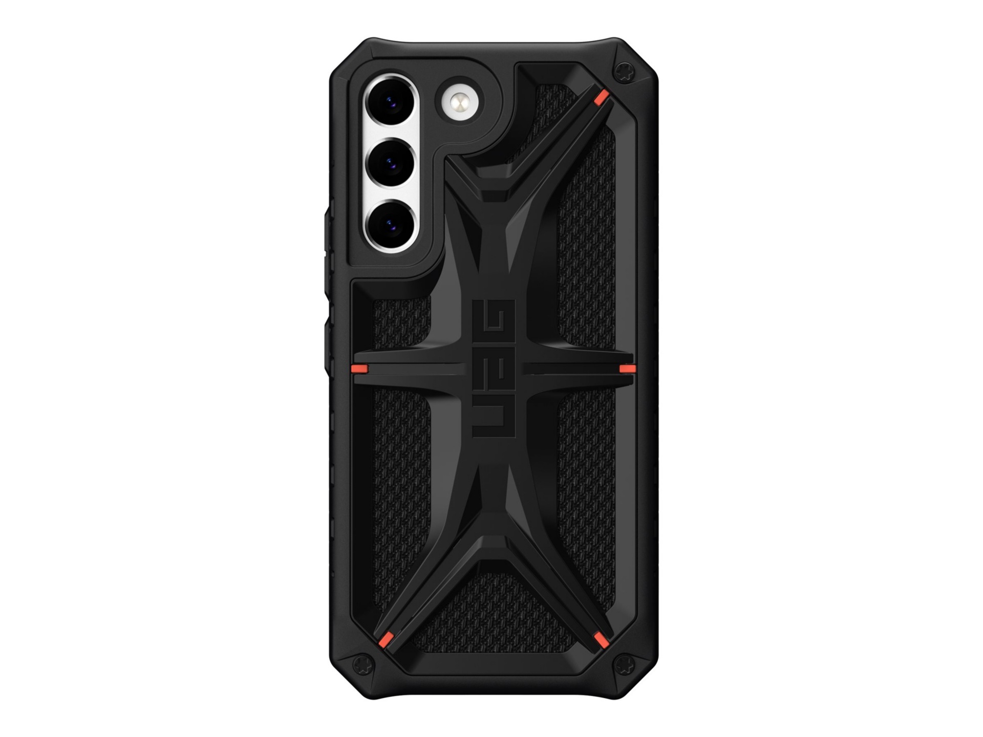 UAG Rugged Case for Samsung Galaxy S22 5G [6.1-inch] - Monarch Kevlar Black - back cover for cell phone