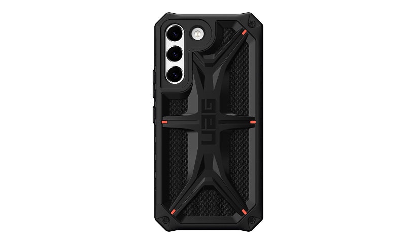 UAG Rugged Case for Samsung Galaxy S22 5G [6.1-inch] - Monarch Kevlar Black - back cover for cell phone