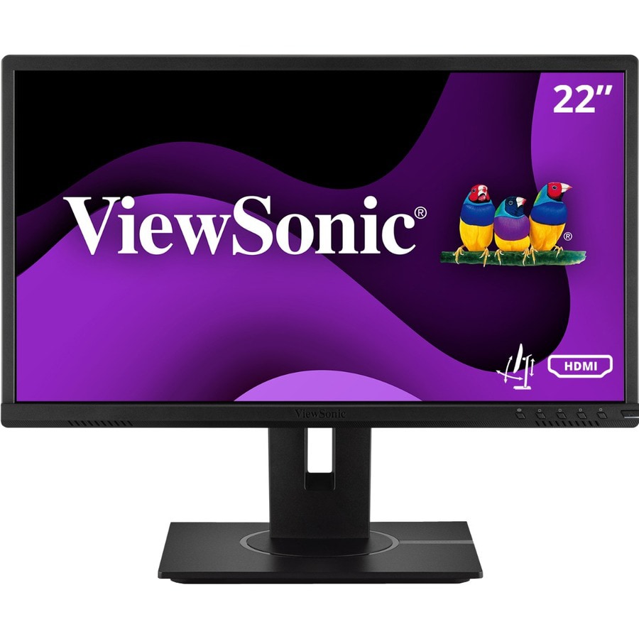 ViewSonic VG2240 22 Inch 1080p Ergonomic Monitor with 100Hz, USB Hub, HDMI, DisplayPort, VGA Inputs for Home and Office
