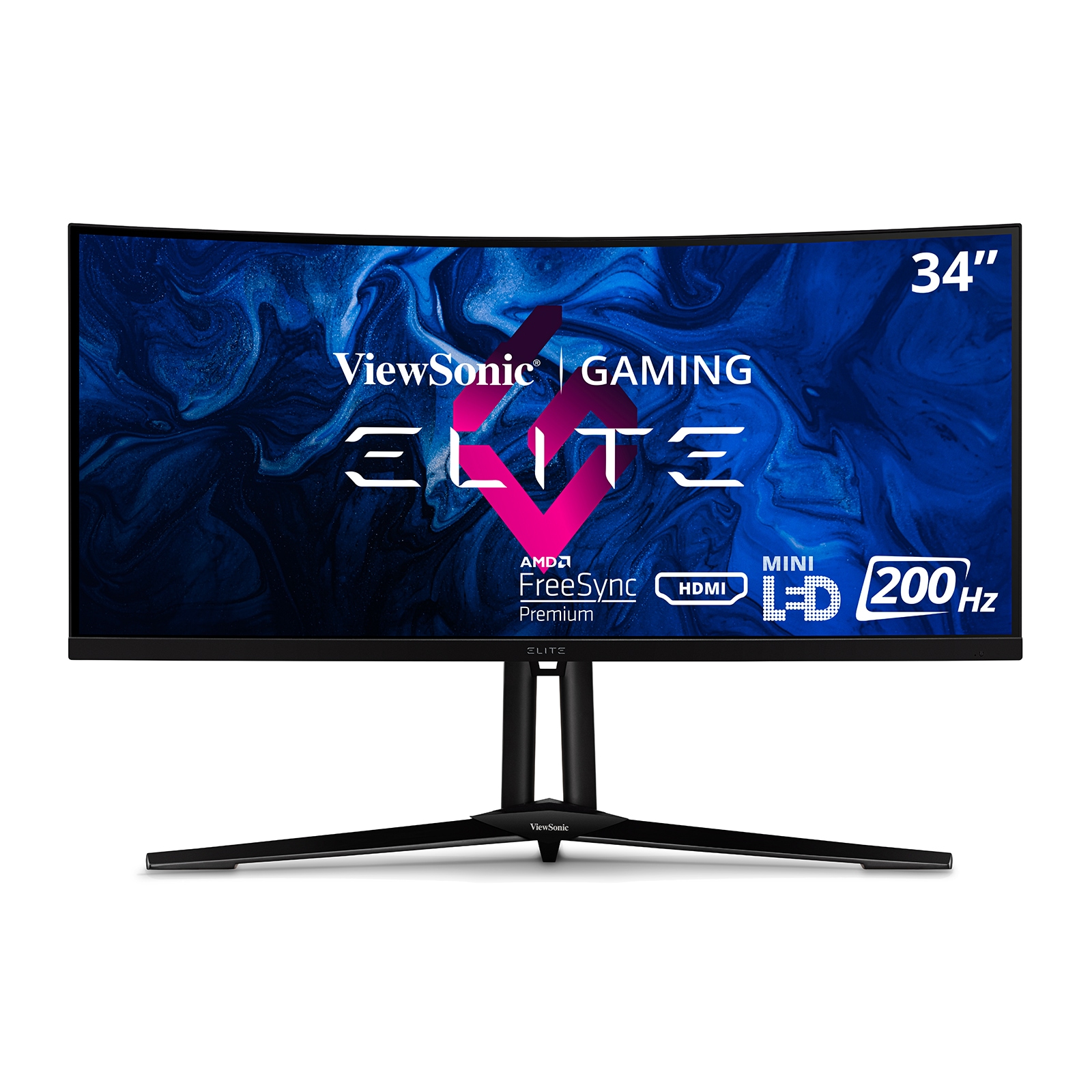 ViewSonic Gaming XG341C-2K - 1440p Curved Gaming Monitor with 1ms, 200Hz, M