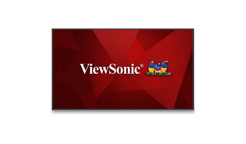 ViewSonic Commercial Display CDE6530 - 4K, 24/7 Operation, Integrated Software, 4GB RAM, 32GB Storage - 450 cd/m2 - 65"