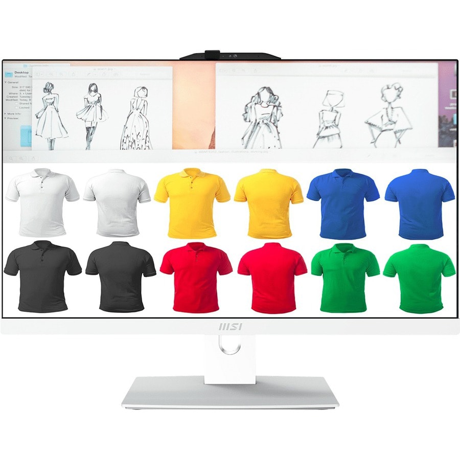 MSI Modern AM242TP 12M-056US All-in-One Computer - Intel Core i5 12th Gen i5-1240P - 8 GB - 512 GB SSD - 23.8" Full HD