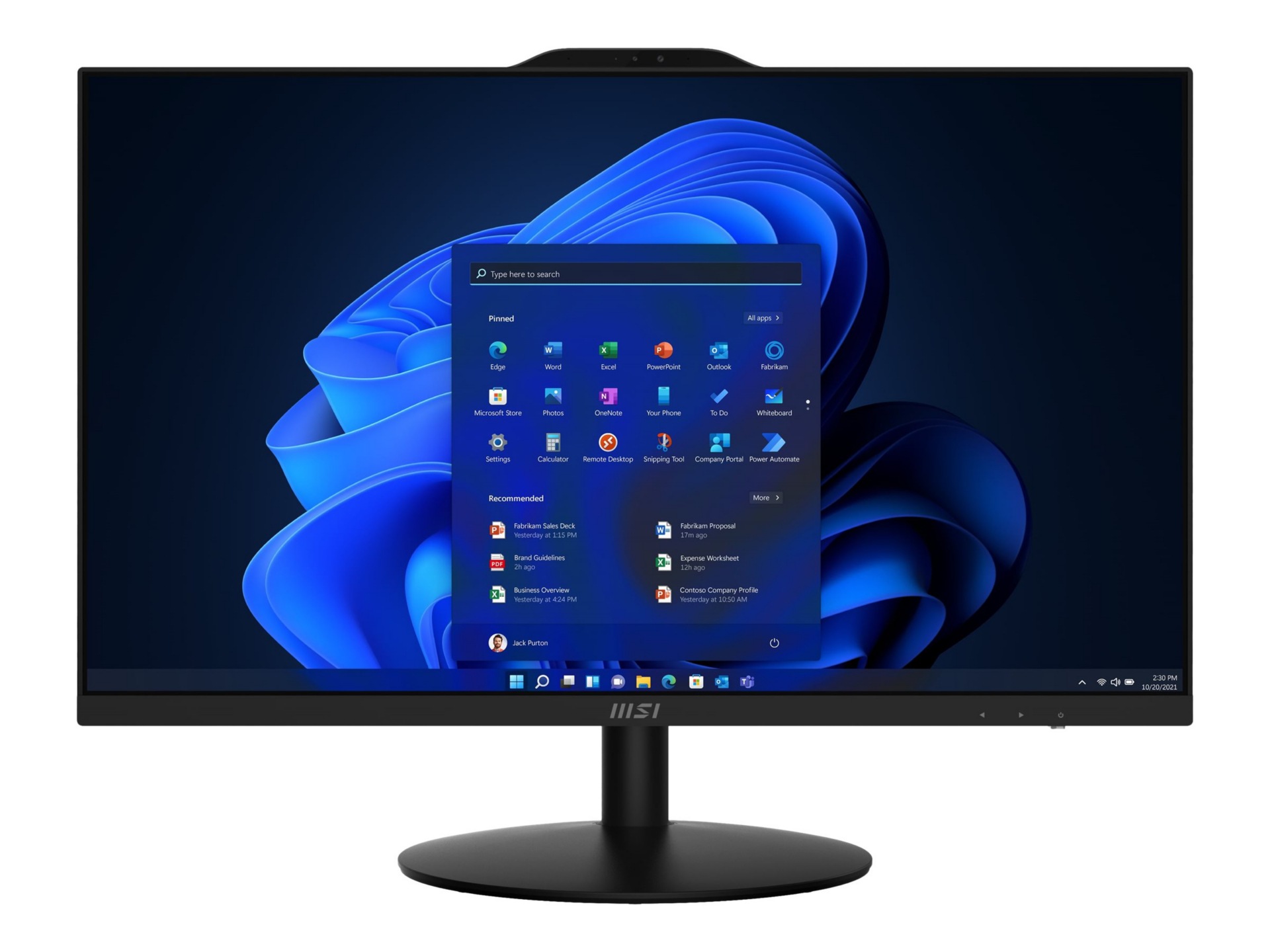 MSI PRO AP272 12M 028US - all-in-one - Core i5 12400 2.5 GHz - 16 GB - SSD