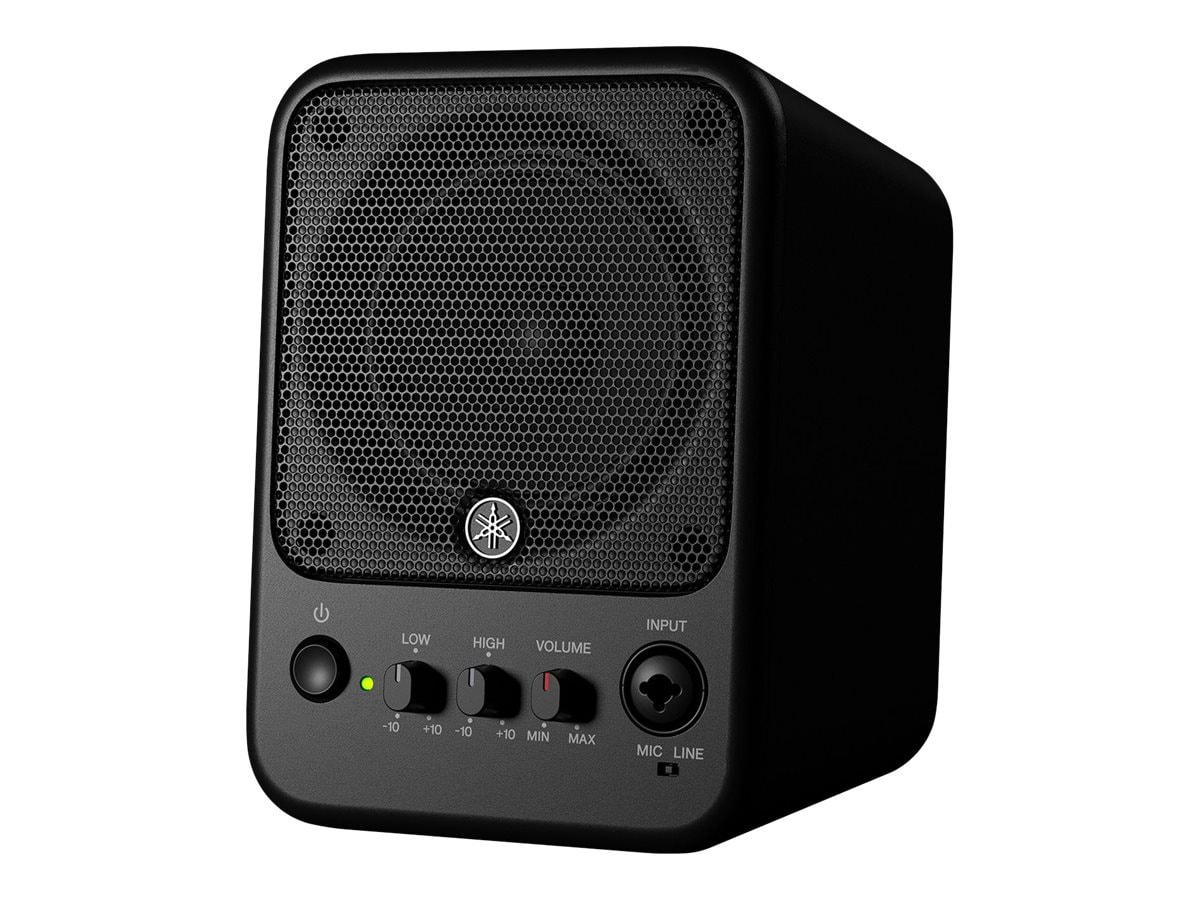 Powered monitor hot sale speakers