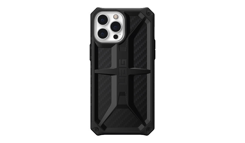 UAG Rugged Case for iPhone 13 Pro Max 5G [6.7-inch] - Monarch Carbon Fiber - coque de protection pour téléphone portable