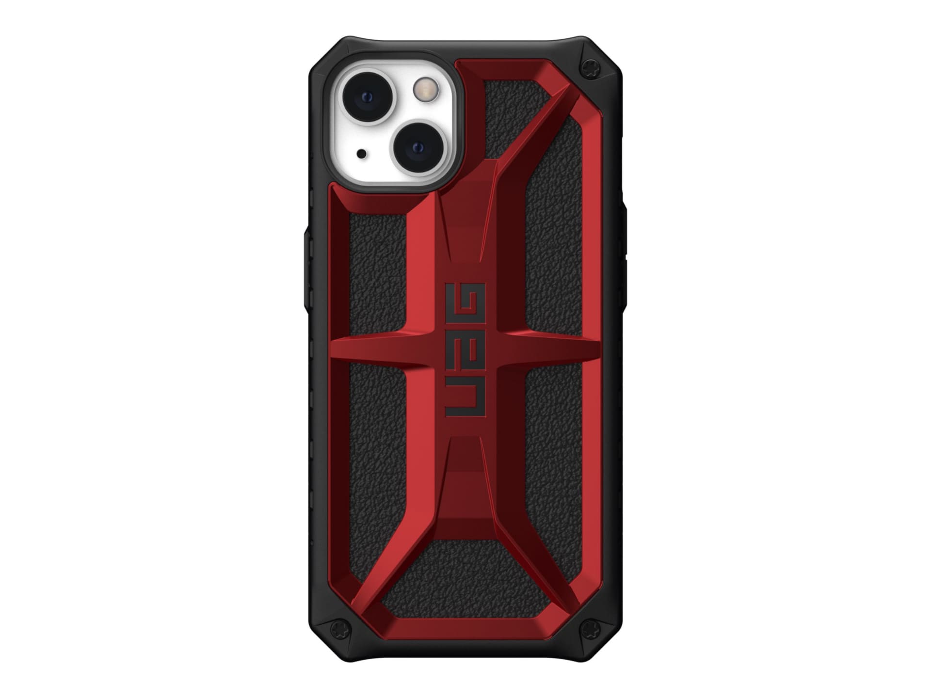 UAG Rugged Case for iPhone 13 5G [6.1-inch] - Monarch Crimson - back cover for cell phone