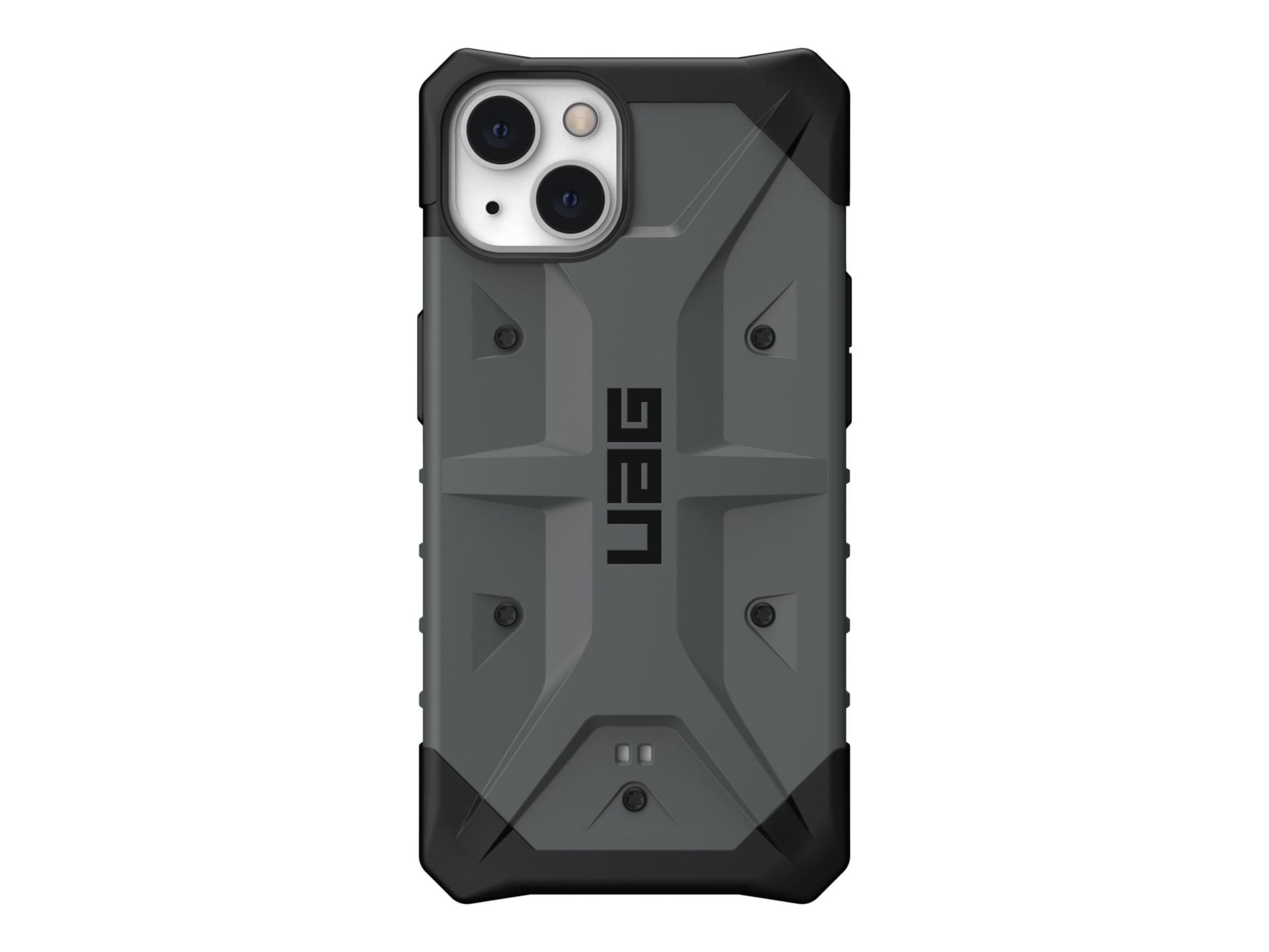 UAG Rugged Case for iPhone 13 5G [6.1-inch] - Pathfinder Silver - back cove