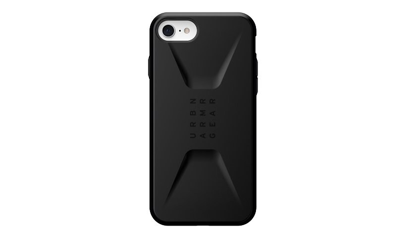 UAG Case for Apple iPhone SE (2022/2020) iPhone 8/7 [4.7-in] - Civilian Black - coque de protection pour téléphone portable