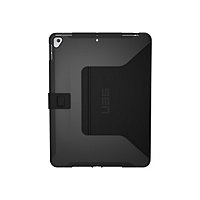 UAG Case for iPad 10.2-in (9/8/7 Gen, 2021/2020/2019) - Scout w/ Folio Black - étui à rabat pour tablette