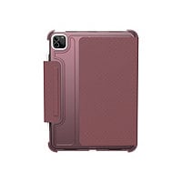 [U] Case for iPad Pro 11-in (3rd Gen, 2021) - Lucent Aubergine/Dusty Rose - flip cover for tablet