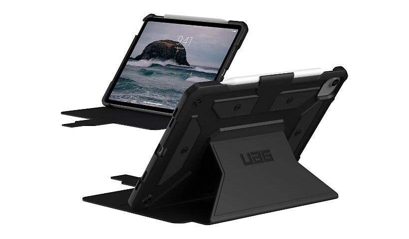 UAG Rugged Case for Apple iPad Air 10.9-inch (2022) - Metropolis SE Black - étui à rabat pour tablette