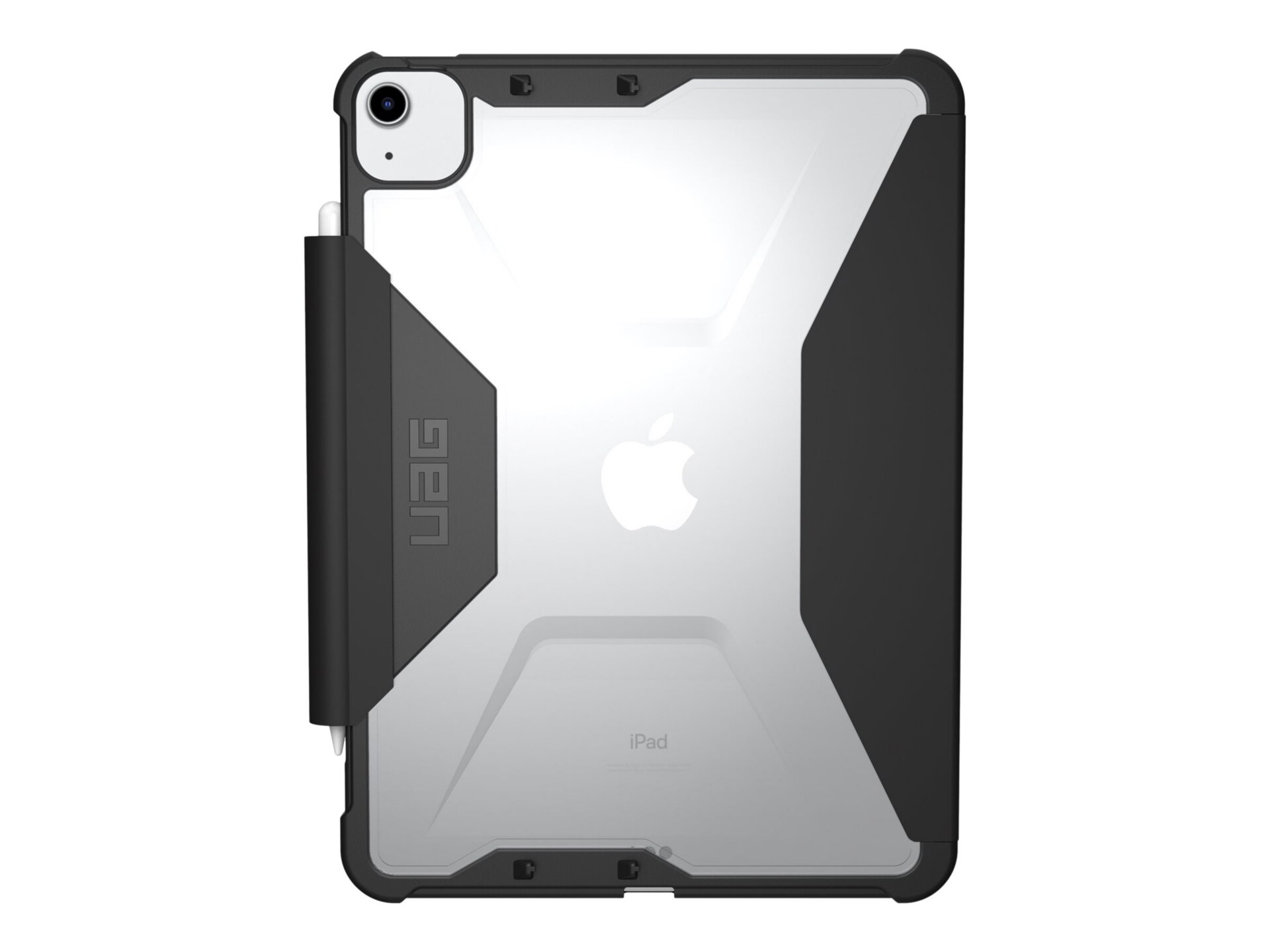 UAG Rugged Case for Apple iPad Air 10.9-inch (2022) - Plyo Black/Ice - flip